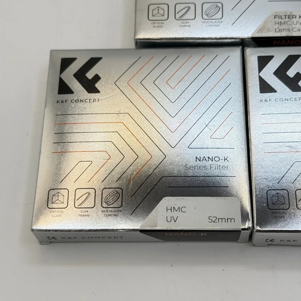 K&F Concept Nano-K Series 52mm Filter Set Variable ND2-400 and UV HMC 3 Pack